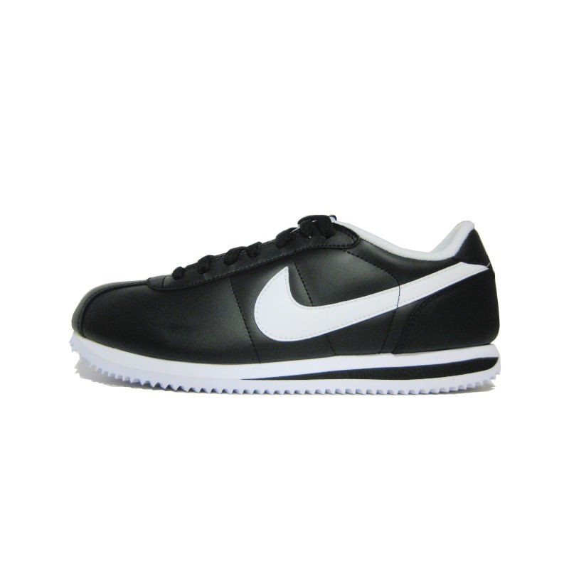 Cortez de Nike en Cuir Noir  Ref: 316418-012 Basket Homme
