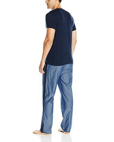 Emporio Armani Hommes Chambray and Viscose Pyjama Set