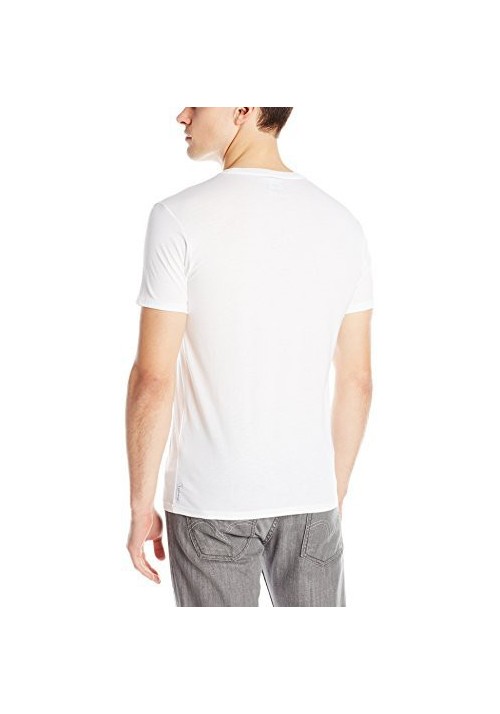Armani Jeans Hommes Regular Fit T-Shirt Col Rond, White