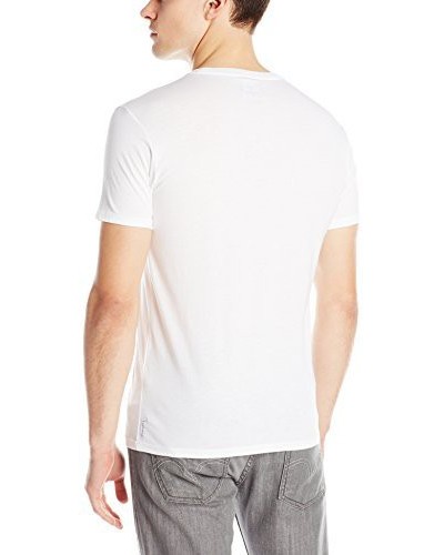 Armani Jeans Hommes Regular Fit T-Shirt Col Rond, White