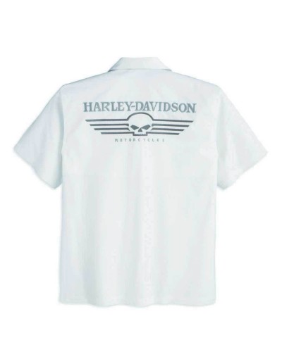 Harley Davidson Homme Performance Skull Garage  Chemise Manches courtes 99069-12VM