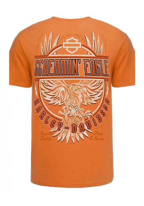 Harley Davidson Homme Eagle Talon T-Shirt Manches Courtes HARLMT0234