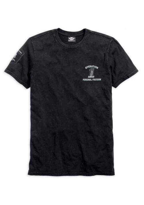 Harley Davidson Homme Wounded Warrior Project T-Shirt Manches Courtes 99060-16VM