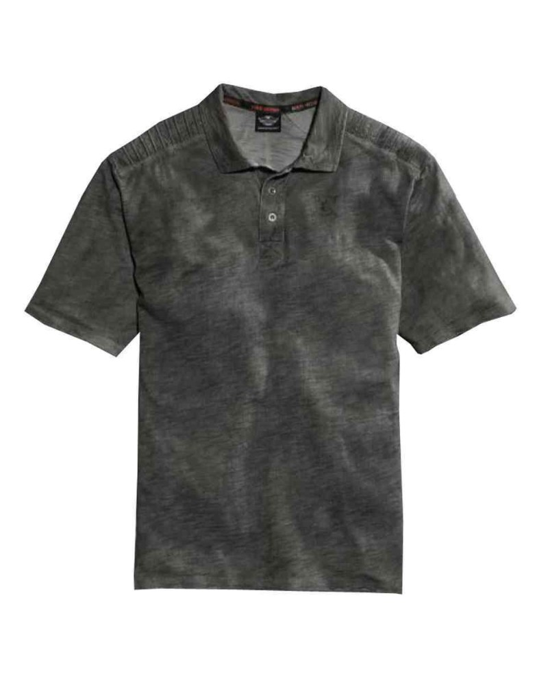 Harley Davidson Homme Distressed Washed Polo Manches Courtes 96000-16VM