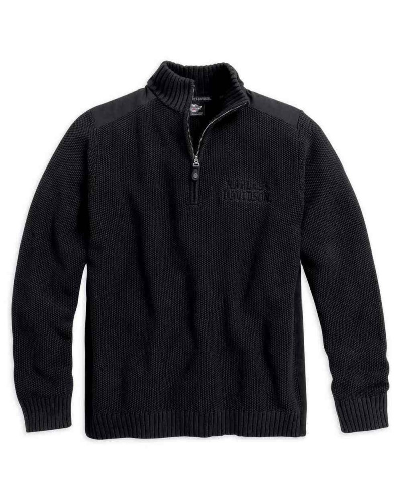 Harley Davidson Homme Heavyweight  Acid Wash , Noir. 96048-16VM