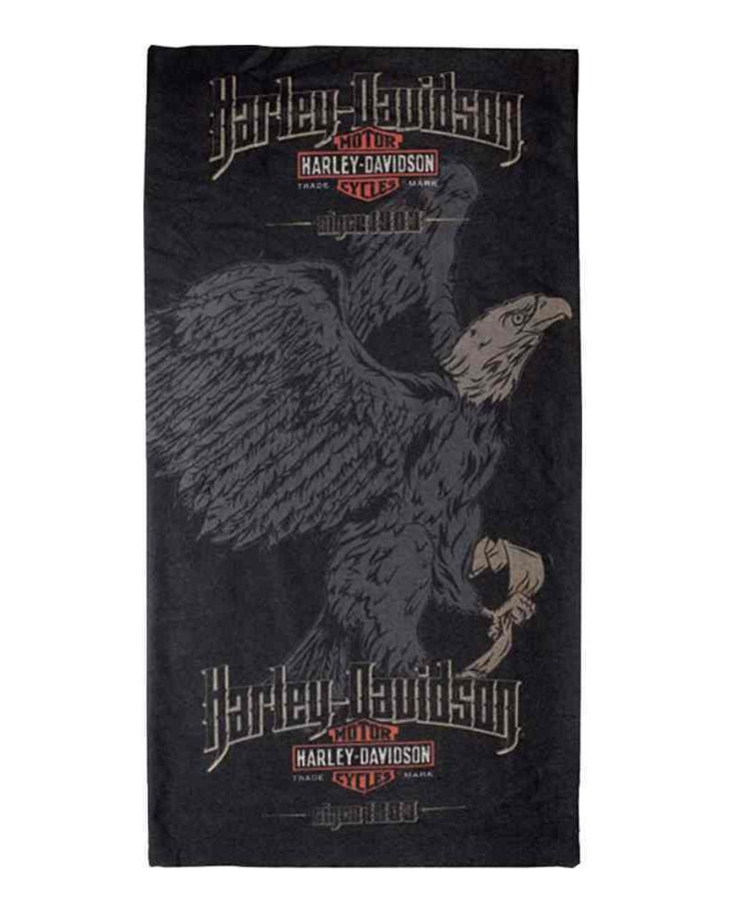 Harley Davidson Homme High Flyer Eagle Bandana  Noir MHW17630