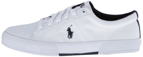 chaussure ralph lauren blanche
