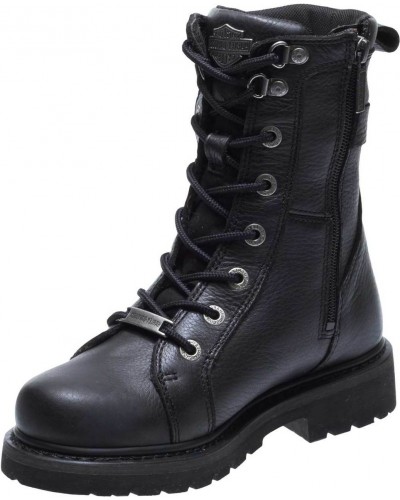 Boots Harley-Davidson  Maridell  noir en cuir pour femmes D87160