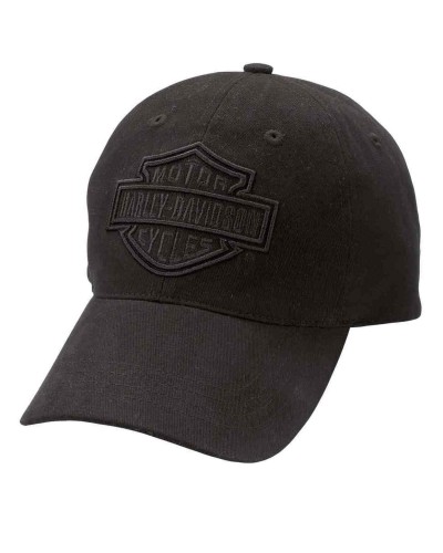 Casquette Harley Davidson Homme Phantom Bar & Shield Logo Baseball Cap Black 99415-16VM