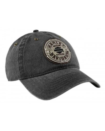 Casquette Harley Davidson Homme Embroidered Blank B&S Rockers Baseball Cap Black BCC29730