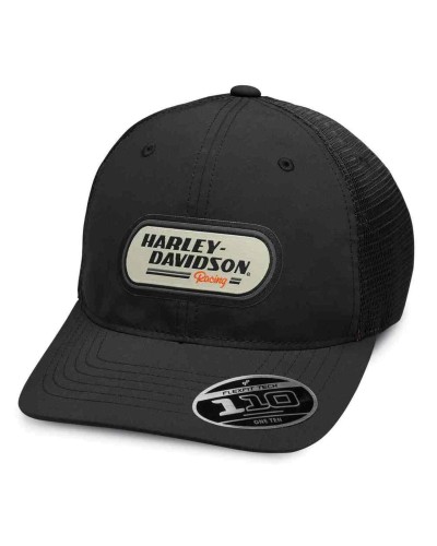Casquette Harley Davidson Homme H-D Racing Patch Trucker Baseball Cap - Black 99459-19VM
