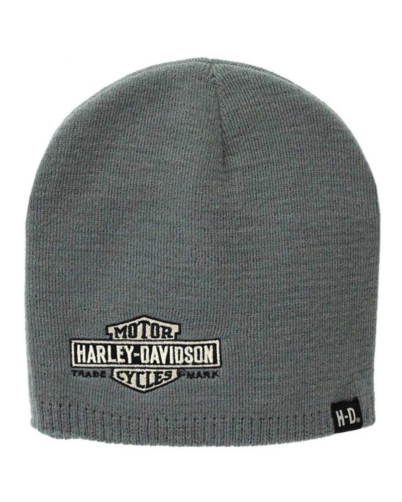 Casquette Harley Davidson Embroidered Elongated Bar & Shield Knit Beanie  KNCUS022480