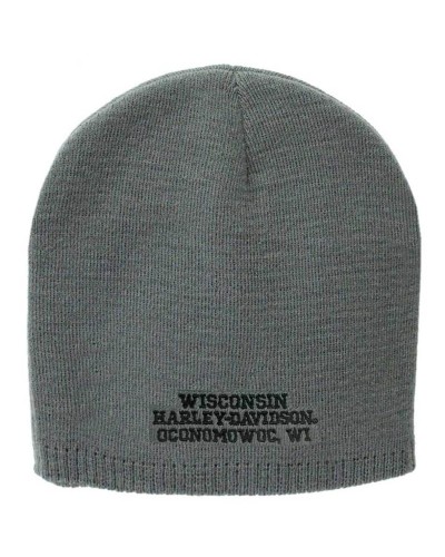 Casquette Harley Davidson Embroidered Elongated Bar & Shield Knit Beanie  KNCUS022480