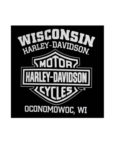 Harley-Davidson Hommes Zippered Sweatshirt Jacket  Willie G Skull  Noir 30296647