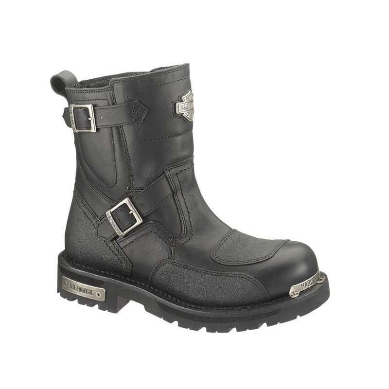 Bottes Harley Davidson Manifold en cuir noir D91692 Homme