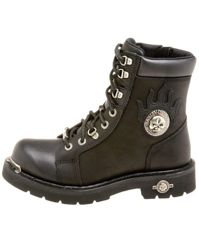 Bottes Harley Davidson Diversion en Cuir Noir (Ref : D94169) Botte Moto Homme