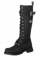 Botte Femme Harley Davidson Savannah en cuir noir (Ref : D81489)