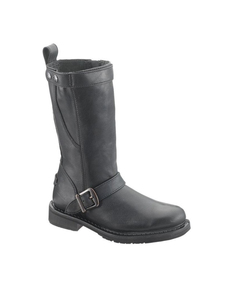 Botte Harley Davidson Dulcie en cuir noir D85414 Femmes