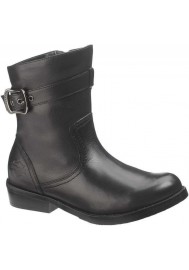 Botte Harley Davidson Valeria en cuir noir D85274 Femmes