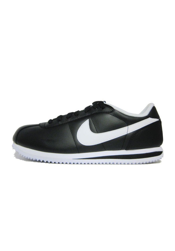 Cortez de Nike en Cuir Noir Ref: 316418-012 Basket Homme