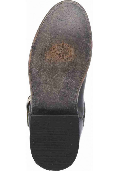 Bottes Harley Davidson Abordale Black Label en Cuir Noir (Ref : D99904) Botte Moto Homme