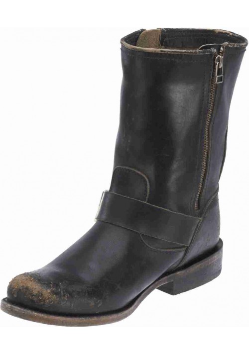 Bottes Harley Davidson Abordale Black Label en Cuir Noir (Ref : D99904) Botte Moto Homme