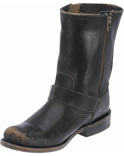 Bottes Harley Davidson Abordale Black Label en Cuir Noir (Ref : D99904) Botte Moto Homme