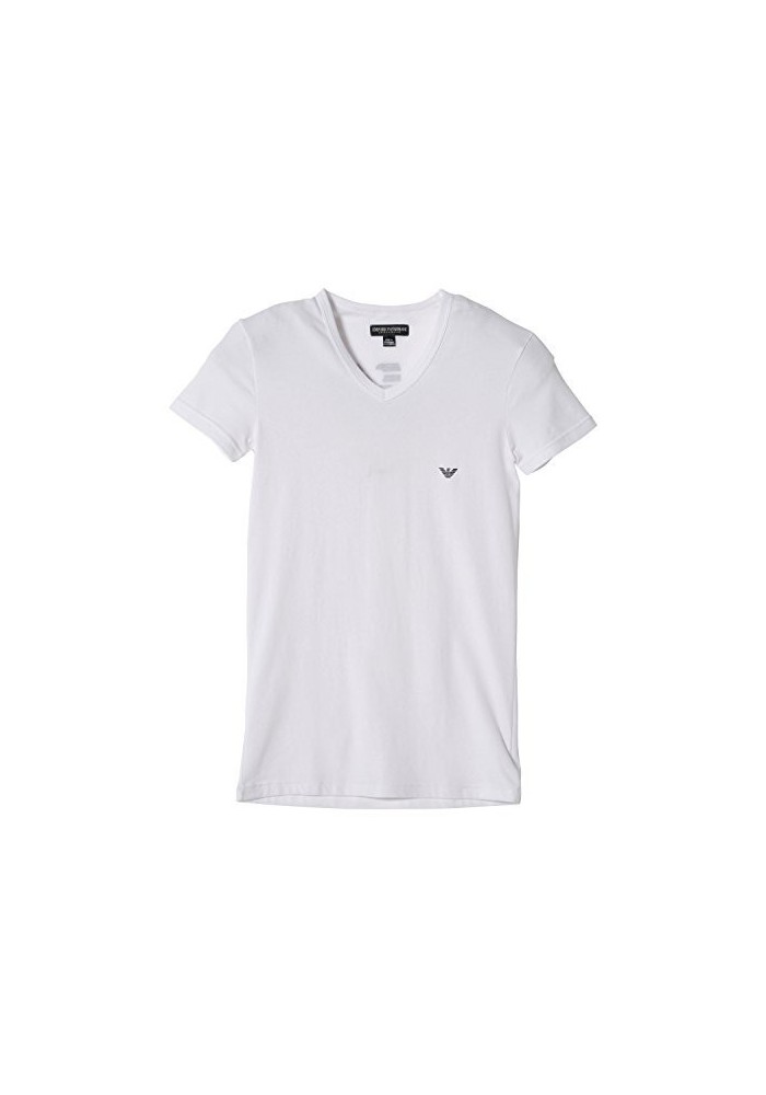 Emporio Armani Hommes Eagle T-Shirt col en V