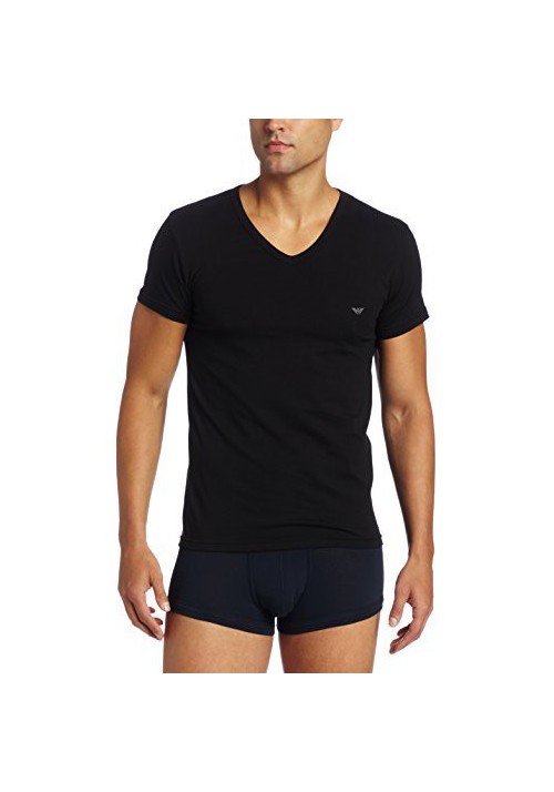 Emporio Armani Hommes T-Shirt col V Coton Stretch