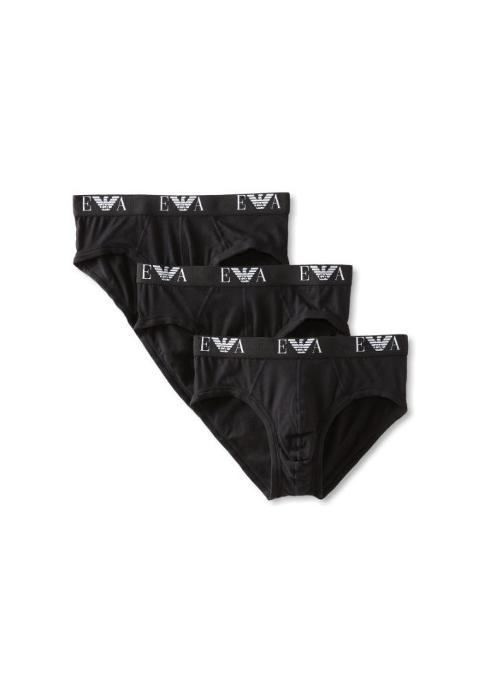 Emporio Armani Hommes Pack 3 slip Coton