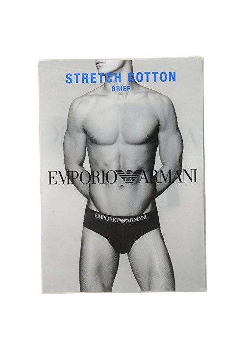 Emporio Armani Hommes Slip en Coton Stretch