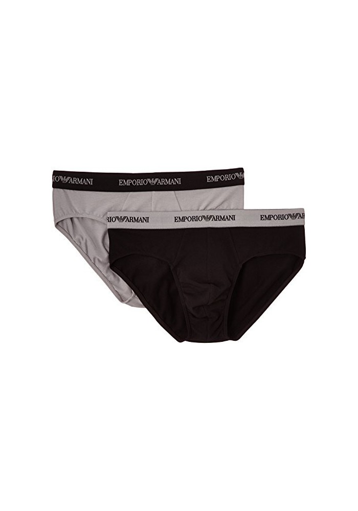 Emporio Armani Hommes 2 Pack Coton Slip