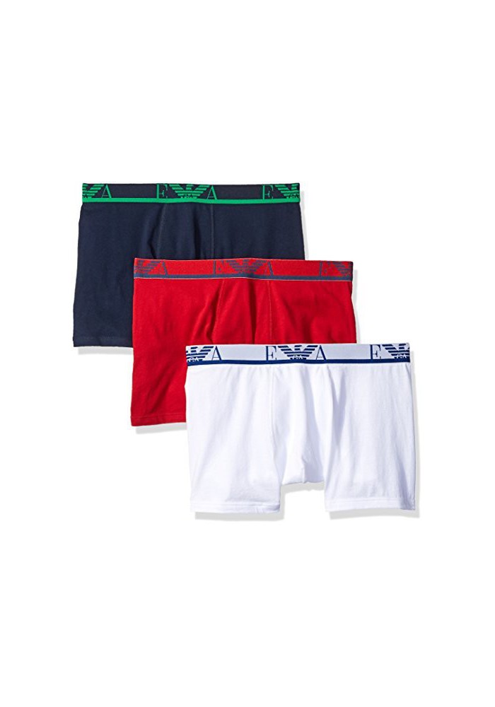 Emporio Armani Hommes Lot de 3 Boxer Coton