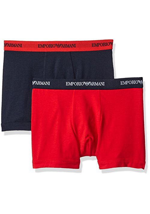 Emporio Armani Hommes Lot de 2 Boxer en Coton Stretch