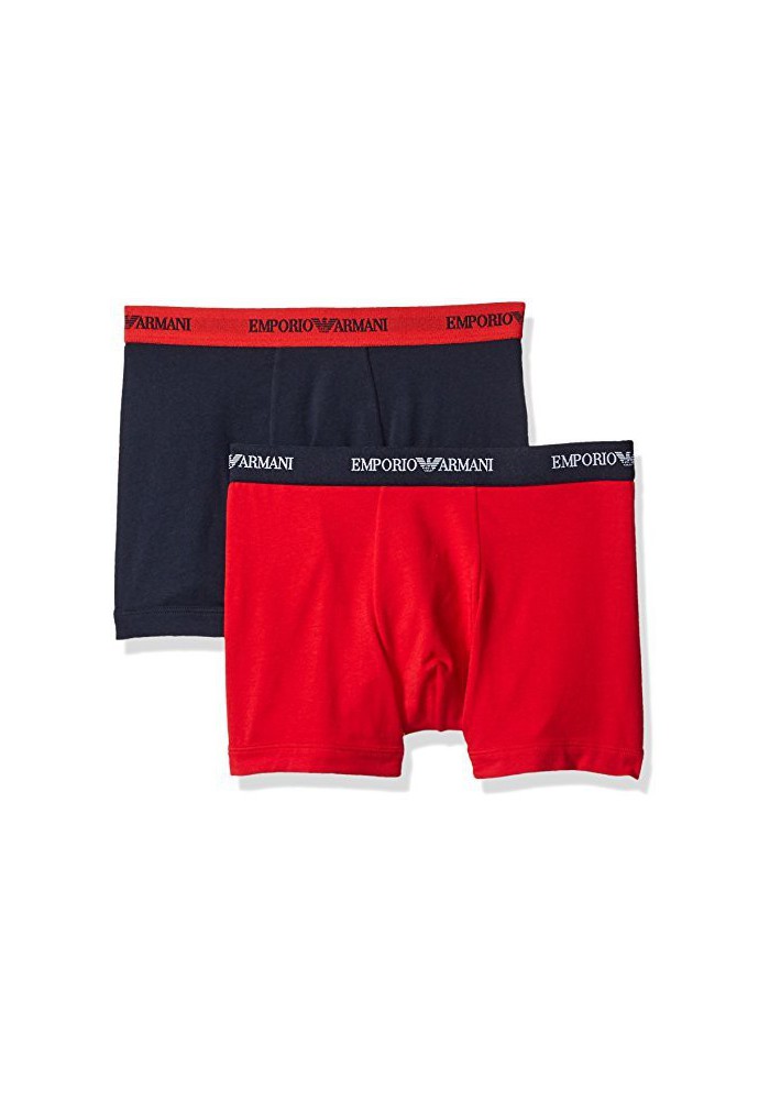 Emporio Armani Hommes Lot de 2 Boxer en Coton Stretch