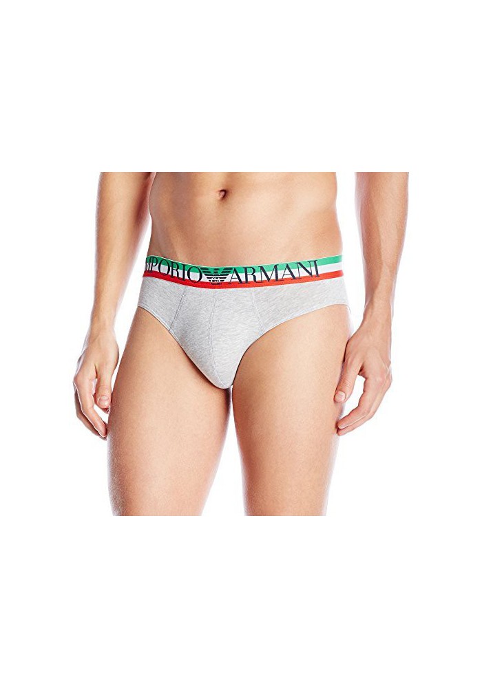 Emporio Armani Hommes Italian Logo Coton Stretch Slip