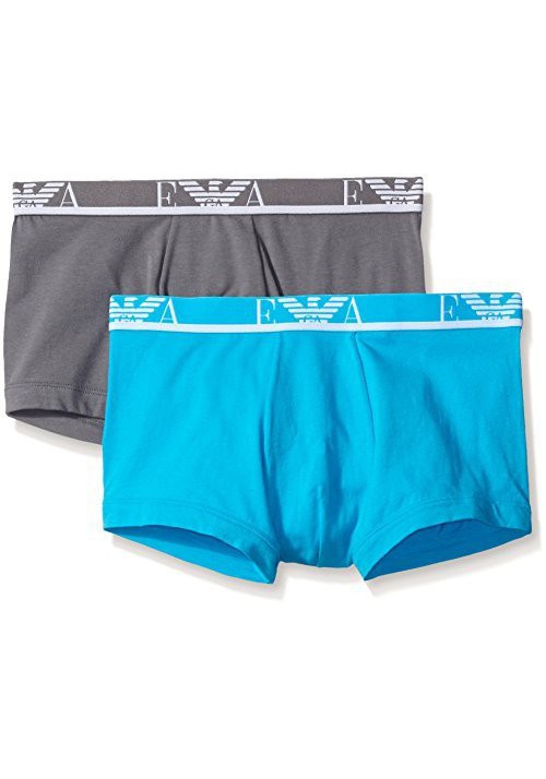 Emporio Armani Hommes Lot de 2 Boxer Eva Coton Stretch