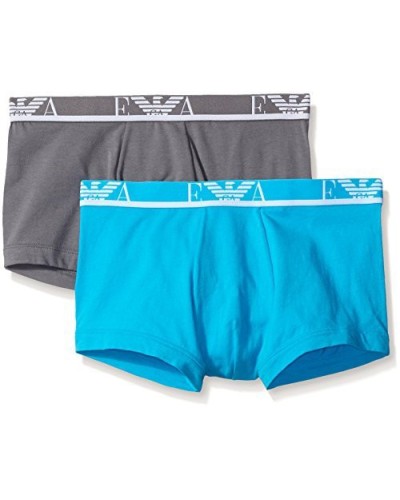 Emporio Armani Hommes Lot de 2 Boxer Eva Coton Stretch