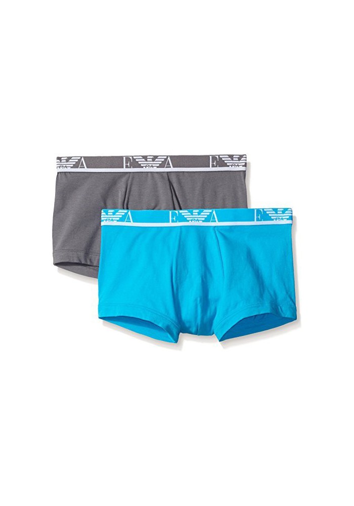 Emporio Armani Hommes Lot de 2 Boxer Eva Coton Stretch