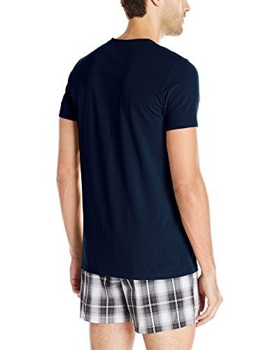 Emporio Armani Hommes Stretch Coton Eagle Logo T-Shirt col Rond