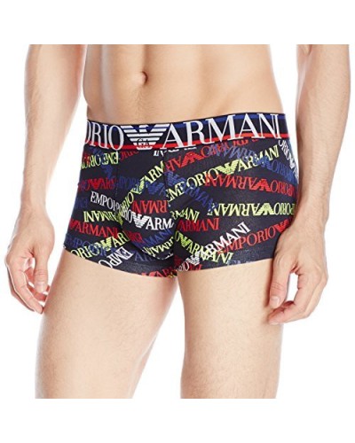 Emporio Armani Hommes Logo Mania Coton Stretch Boxer