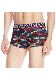 Emporio Armani Hommes Logo Mania Coton Stretch Boxer