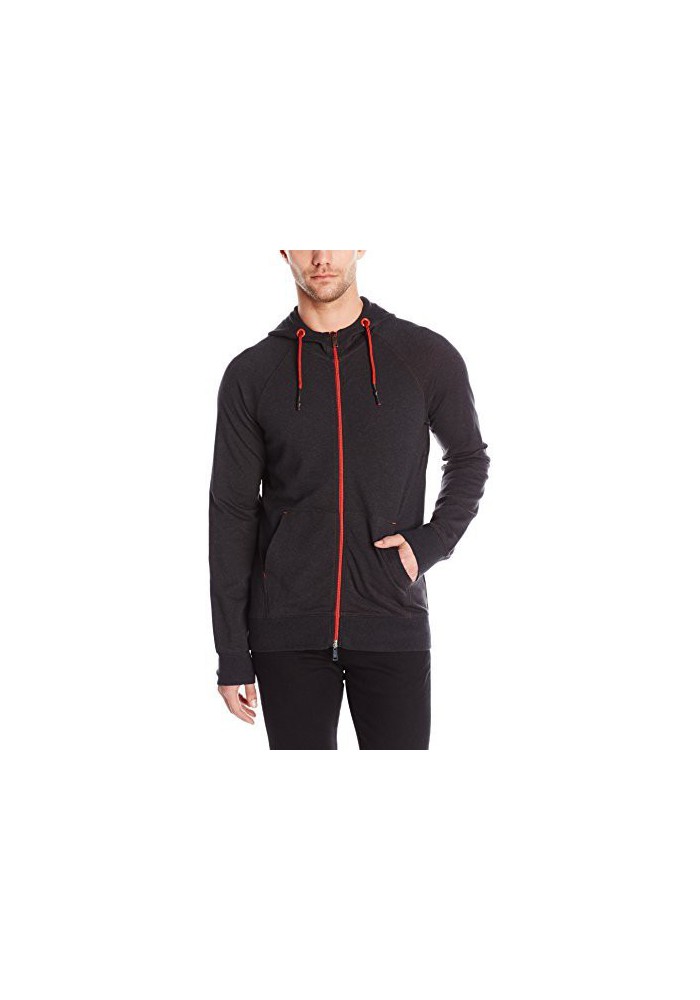 Armani Jeans Hommes Regular Fit Contrast Zip Up Sweat à capuche