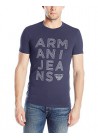 Armani Jeans Hommes Stretch Jersey Logo T-Shirt