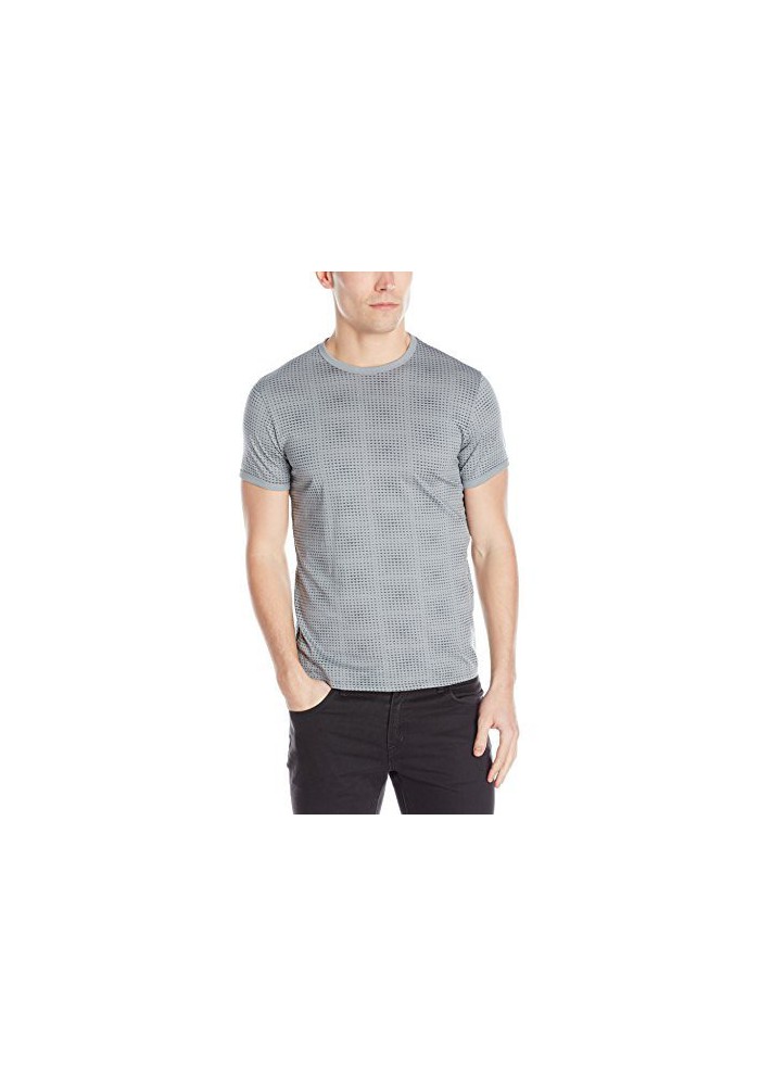 Armani Jeans Hommes Allover Printed Pima Coton T-Shirt