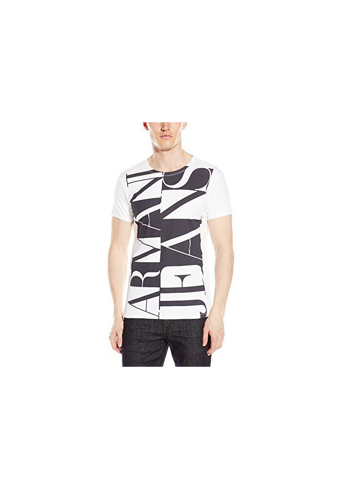 Armani Jeans Hommes Interlock Coton T-Shirt