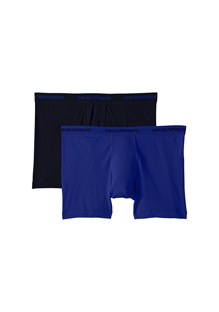 Emporio Armani Hommes Stretch Coton-Blend Boxer Lot de 2