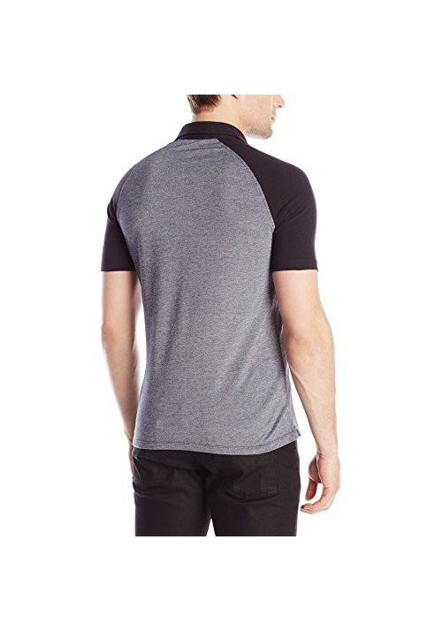 Armani Jeans Hommes Slim-Fit Yarn Dye Coton Pique Polo