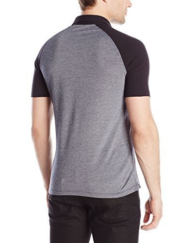 Armani Jeans Hommes Slim-Fit Yarn Dye Coton Pique Polo