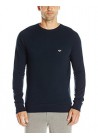 Emporio Armani Hommes Retro Eagle French Terry Pullover Sweatshirt Eagle Logo